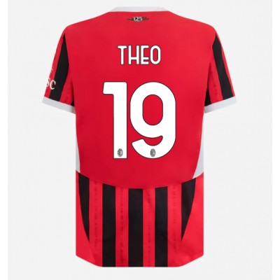Dres AC Milan Theo Hernandez #19 Domaci 2024-25 Kratak Rukav Dres AC Milan Theo Hernandez #19 Domaci 2024-25 Kratak Rukav
